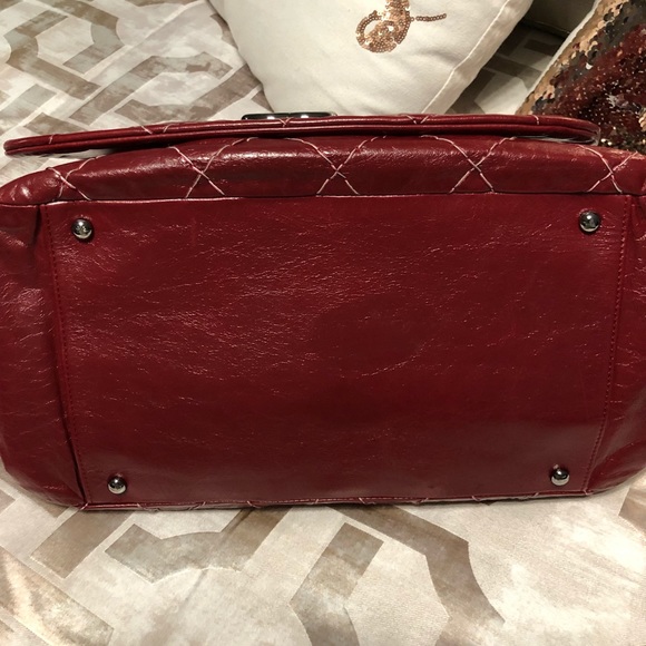 100% Authentic Red Chanel Satchel/Crossbody - Picture 4 of 9